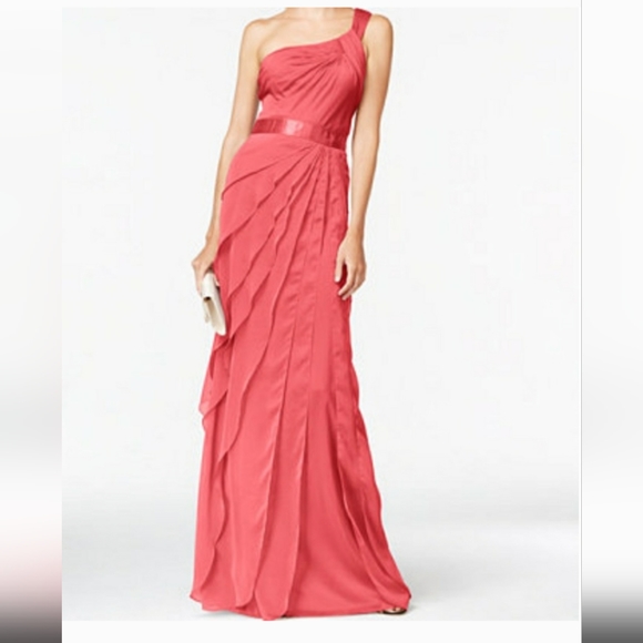 Adrianna Papell | Dresses | Adrianna Papell Wedding Guest Dress Coral 8